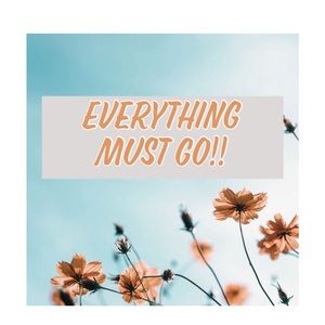 Everything I’m Listing Must Go!!